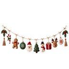 Christmas Garland Handmade Felt Reusable@endsection