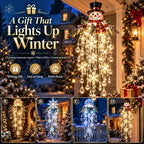 Christmas Hanging Lights Cascading LED Remote Control