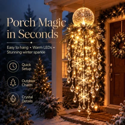 Christmas Hanging Lights Cascading LED Remote Control