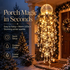 Christmas Hanging Lights Cascading LED Remote Control