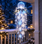 Christmas Hanging Lights Cascading LED Remote-Controlled