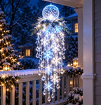 Christmas Hanging Lights Cascading LED Remote-Controlled