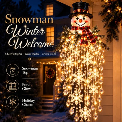 Christmas Hanging Lights Cascading LED Remote-Controlled