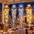 Christmas Hanging Lights Cascading LED Remote-Controlled