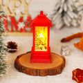 Christmas Lantern LED Moving Santa Motif