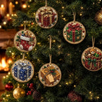Christmas Ornament Kit Diamond Painting Set of 6