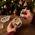 Christmas Ornament Kit Diamond Painting Set of 6