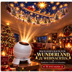 Christmas Projection Night Light USB Powered Festive Scenes