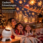Christmas Projection Night Light USB Powered Festive Scenes