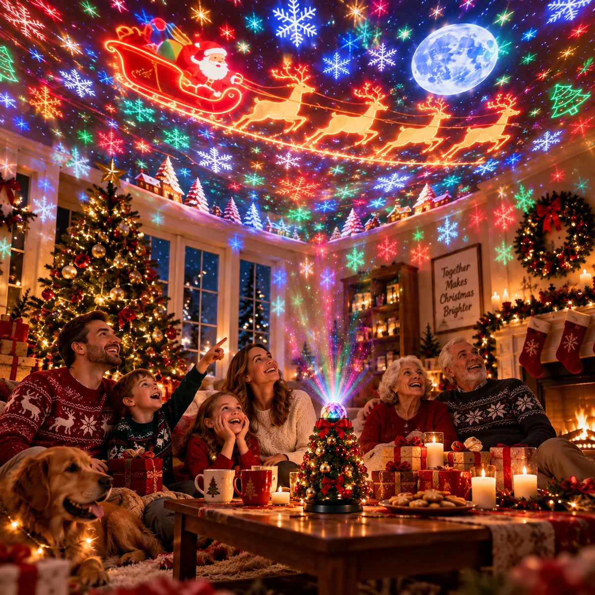 Christmas Projector 15+ Patterns With Remote Control
