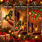 Christmas Projector Lamp USB Powered 6 Light Patterns