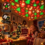 Christmas Projector Lamp USB Powered 6 Light Patterns
