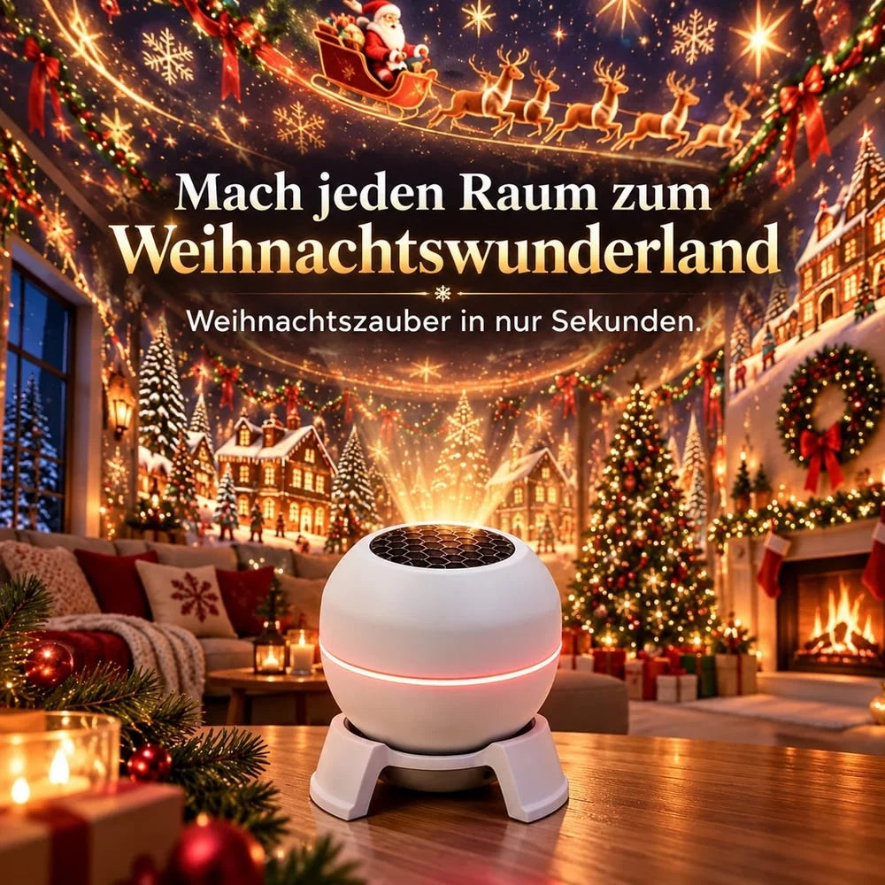Christmas Projector Light Indoor Festive Motifs Warm Lighting