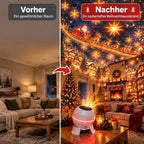 Christmas Projector Light Moving Patterns USB Powered Indoor Use