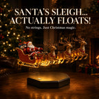 Christmas Sleigh Decoration Magnetic Levitation Illuminated Base