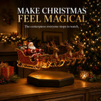 Christmas Sleigh Decoration Magnetic Levitation Illuminated Base