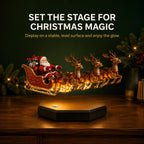 Christmas Sleigh Decoration Magnetic Levitation Illuminated Base