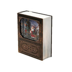 Christmas Snow Globe Decoration LED Santa Scene