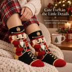 Christmas Socks 3D Hugging Character Knitted Holiday Style