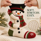 Christmas Socks 3D Hugging Character Knitted Holiday Style