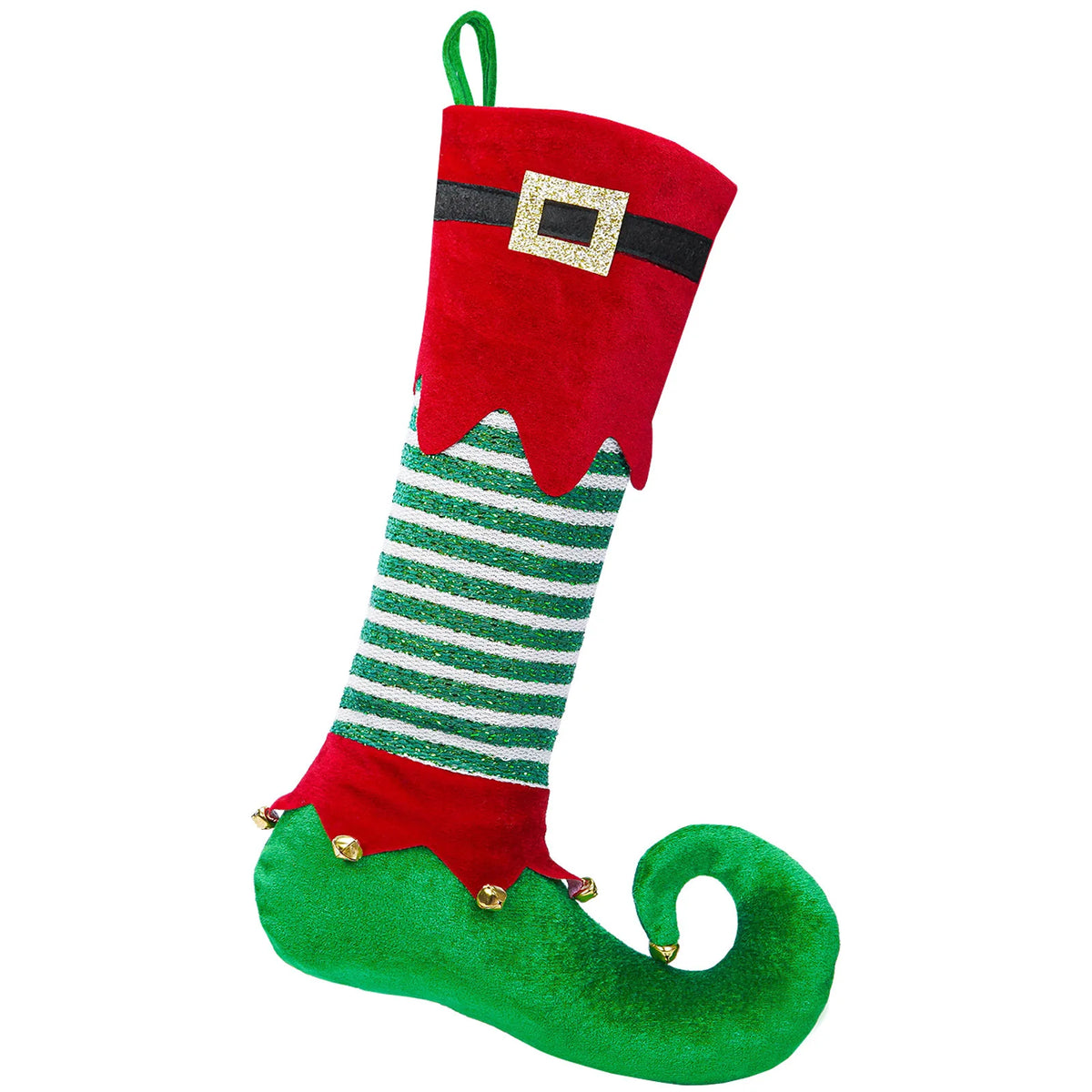 Christmas Stocking Santa Design Sparkling Details