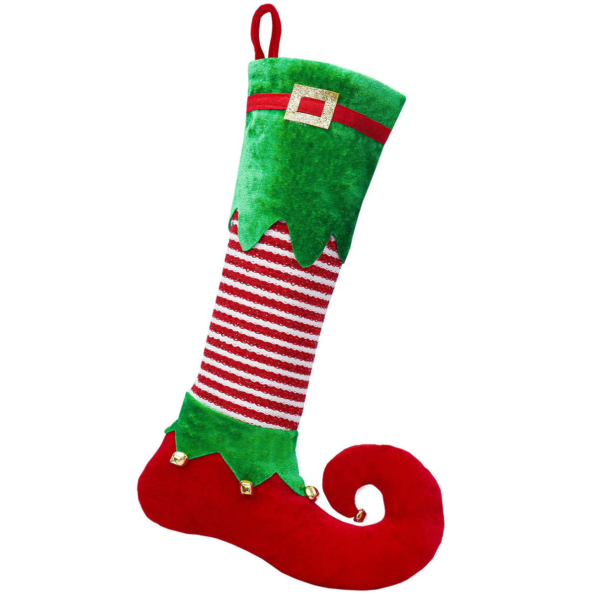 Christmas Stocking Santa Design Sparkling Details