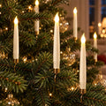Christmas Tree Candle Lights Cordless Remote-Controlled LED Set of 20