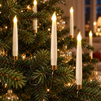 Christmas Tree Candle Lights Cordless Remote-Controlled LED Set of 20