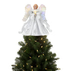 Christmas Tree Topper Animated Fiber Optic Wings & Illuminated Star