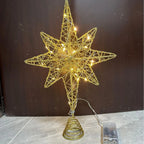Christmas Tree Topper Iron 20 LED Lights