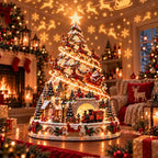 Christmas Village Decoration Illuminated Wall & Ceiling Projection