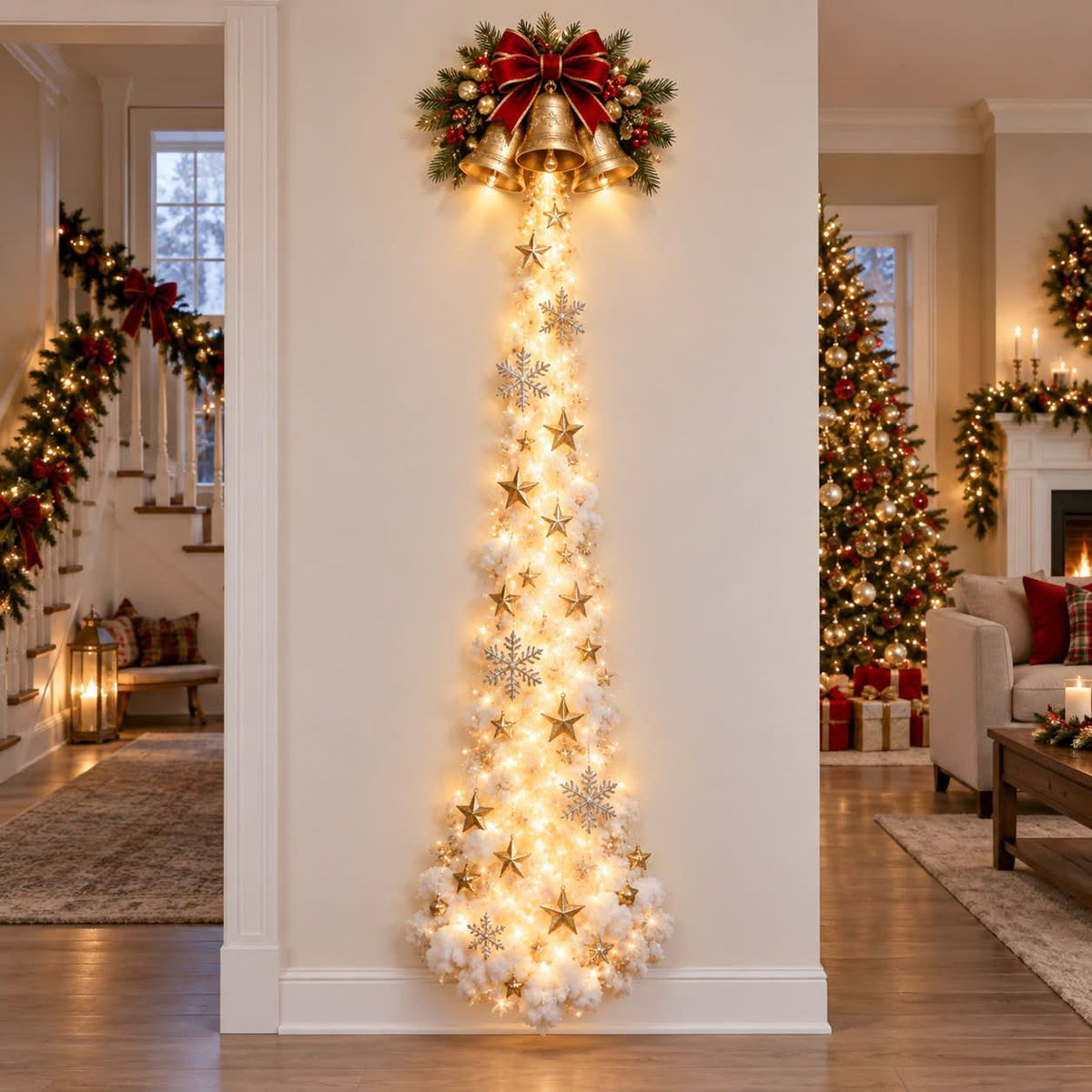 Christmas Wall Light Illuminated Warm Glow
