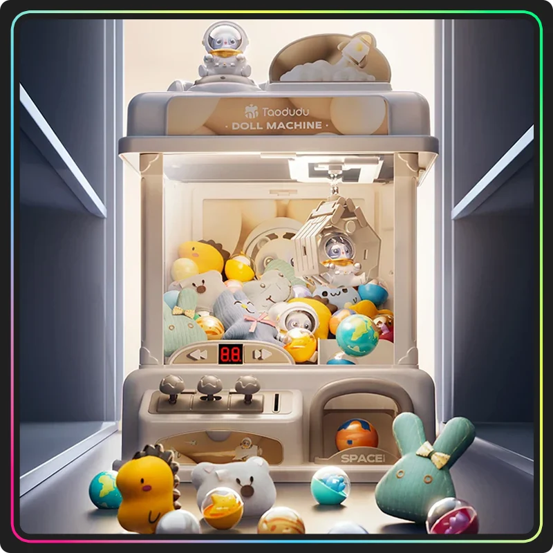 Claw Machine Arcade-Style Joystick 35 Prizes & 24 Coins