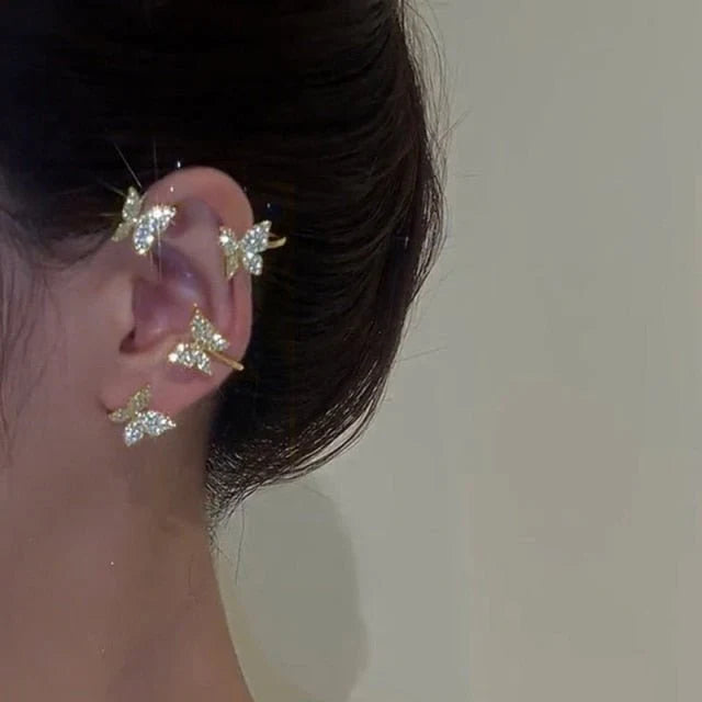 Clip-On Earrings Adjustable Fit Nickel-Free No Piercing Required