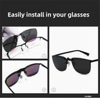 Clip-On Sunglasses Polarized UV400 Tool-Free Lightweight