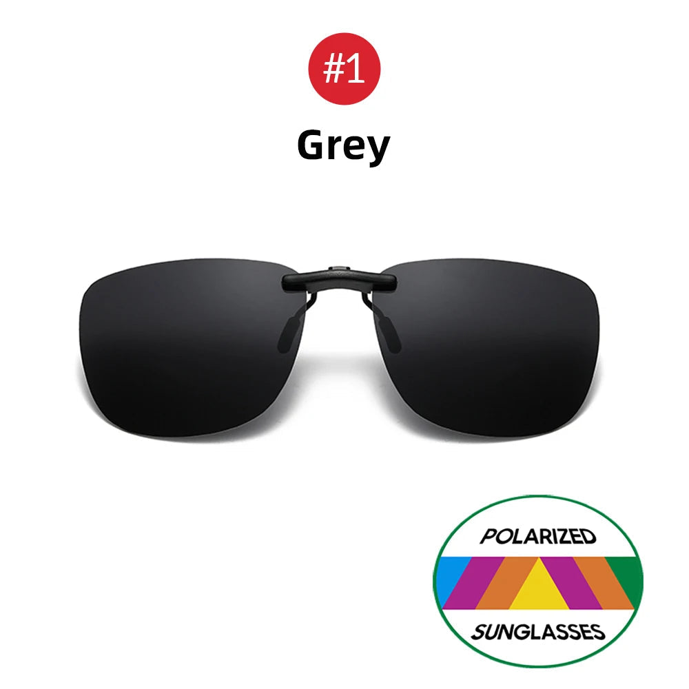 Clip-On Sunglasses Polarized UV400 Tool-Free Lightweight