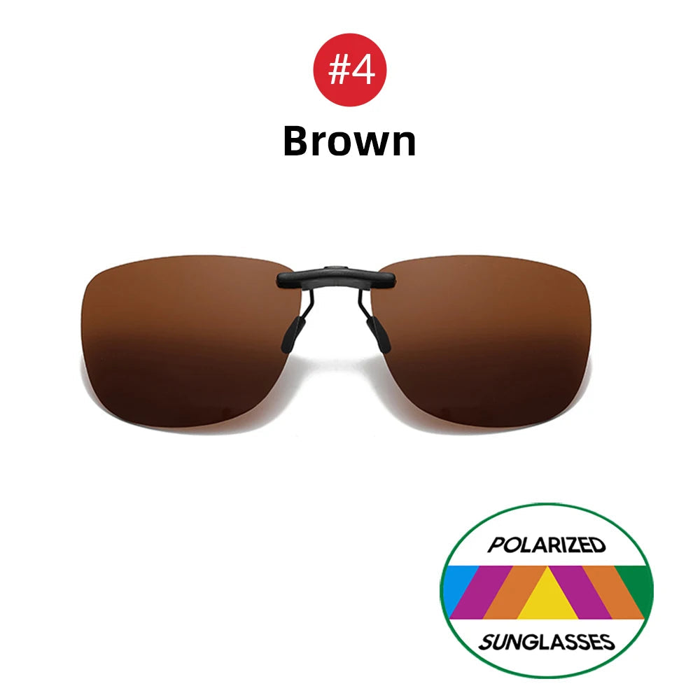 Clip-On Sunglasses Polarized UV400 Tool-Free Lightweight