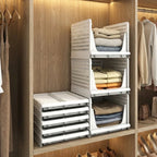 Closet Organizer 3-Tier Stackable Perforated Side Panels