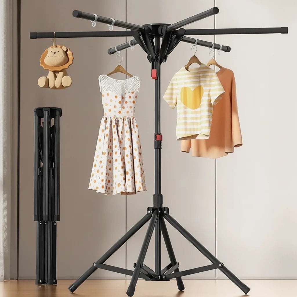 Clothes Drying Rack Foldable Tripod 32 Kg Capacity