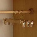 Clothes Hangers Wooden Wide Set of 3