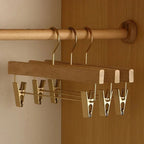 Clothes Hangers Wooden Wide Set of 3