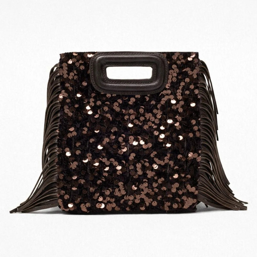 Clutch Bag Sequin Fringe Handheld