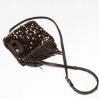 Clutch Bag Sequin Fringe Handheld