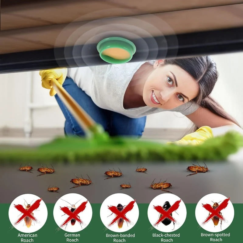 Cockroach Bait Stations Enclosed Odorless Boric Acid