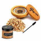 Cocktail Smoker Kit Torch Wood Chips Engraved Lid