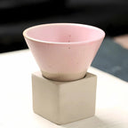 Coffee Cup Set Ceramic Dishwasher-Safe Set of 2 With Holder