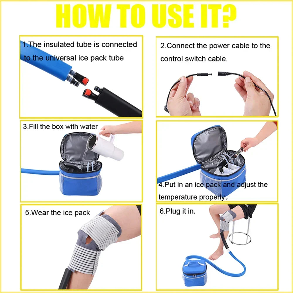 Cold Therapy Back System Circulating Ice Water Ultra-Quiet Pump
