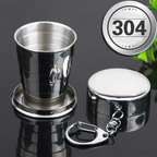 Collapsible Cup Stainless Steel Telescopic 150ml