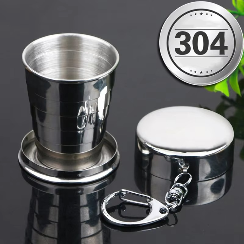 Collapsible Cup Stainless Steel Telescopic 150ml