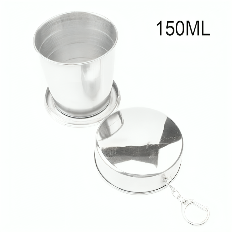 Collapsible Cup Stainless Steel Telescopic 150ml